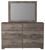 Ralinksi Gray 7 Pc. Dresser, Mirror, Chest, Queen Panel Bed, 2 Nightstands