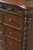 North Shore Dark Brown 6 Pc. Dresser, Mirror, Chest, Queen Panel Bed