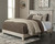 Hollentown Whitewash King Panel Bed