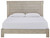 Hollentown Whitewash King Panel Bed