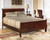 Alisdair Dark Brown King Sleigh Bed