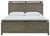 Brennagan Gray King Panel Bed