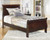 Alisdair Dark Brown 4 Pc. Dresser, Mirror, Twin Sleigh Bed