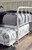 Trentlore White Twin Metal Day Bed with Trundle