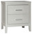 Olivet Silver Two Drawer Night Stand