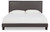 Mesling Gray King Upholstered Bed