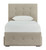 Gladdinson Gray Twin Upholstered Storage Bed