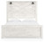Gerridan White Queen Panel Bed With Sconces