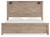 Senniberg Light Brown-White King Panel Bed