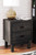 Toretto Charcoal 8 Pc. Dresser, Mirror, King Panel Bookcase Bed, 2 Nightstands