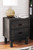 Toretto Charcoal Two Drawer Night Stand