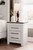 Schoenberg White Two Drawer Night Stand