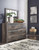 Drystan Brown / Beige 8 Pc. Dresser, Mirror, Chest, King Bookcase Bed With 4 Storage Drawers