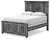 Thyven Gray Queen Panel Bed