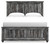 Thyven Gray King Panel Bed