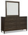 Wittland Brown Dresser, Mirror