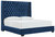 Coralayne Blue California King Upholstered Bed