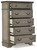 Lodenbay Antique Gray Five Drawer Chest