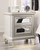Lindenfield Silver Two Drawer Night Stand
