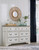 Brollyn White / Brown / Beige Dresser