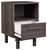 Brymont Dark Gray One Drawer Night Stand Medium