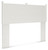 Aprilyn White Queen Panel Headboard