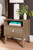 Aprilyn Light Brown One Drawer Night Stand