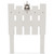 Vaibryn White Twin Panel Headboard