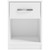 Flannia White One Drawer Night Stand 23'' Height