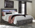 Baystorm Gray King Panel Bed With 4 Storage Drawers 7 Pc. Dresser, Mirror, King Bed