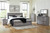 Bronyan Dark Gray King Panel Bed 5 Pc. Dresser, Mirror, Chest, King Bed