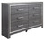 Lodanna Gray 9 Pc. Dresser, Mirror, Chest, Queen Panel Bed With Roll Slats, 2 Nightstands