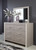 Surancha Gray 7 Pc. Dresser, Mirror, Chest, King Poster Bed