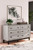 Vessalli Gray 5 Pc. Dresser, Mirror, Queen Panel Bed