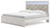 Altyra White King Upholstered Storage Bed