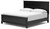 Lanolee Black King Panel Bed