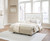 Wendora Bisque / White Queen Upholstered Bed