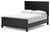 Lanolee Black Queen Panel Bed