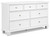 Fortman White Dresser