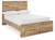 Hyanna Tan Full Panel Bed With Storage Footboard