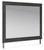 Nanforth Graphite Bedroom Mirror