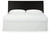 Danziar Black King Panel Headboard