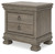 Lexorne Gray Three Drawer Night Stand