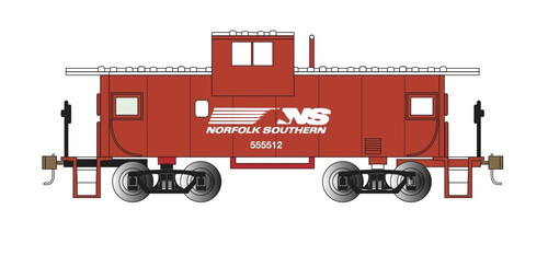 N-Gauge - Norfolk Southern 36' Wide Vision Caboose