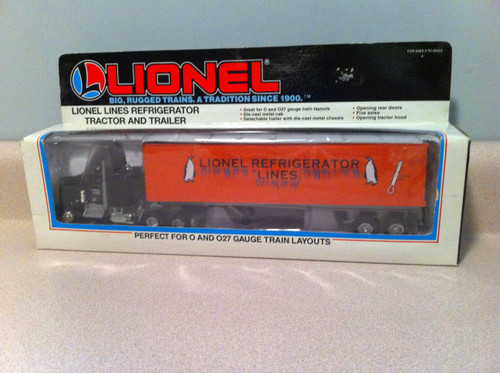 O-Gauge - Lionel Lines Refrigerator Tractor & Trailer