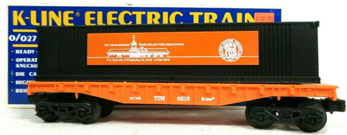 O-Gauge - Toy Train Museum Train Collectors Association Flat Car with Load