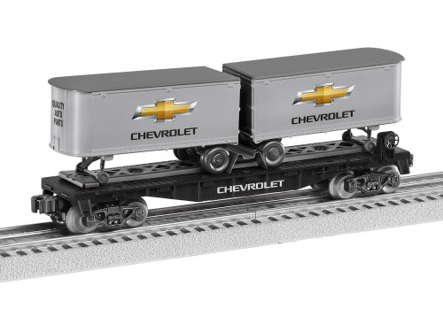 O-Gauge - CHEVY FLATCAR WITH PIGGYBACK TRAILERS