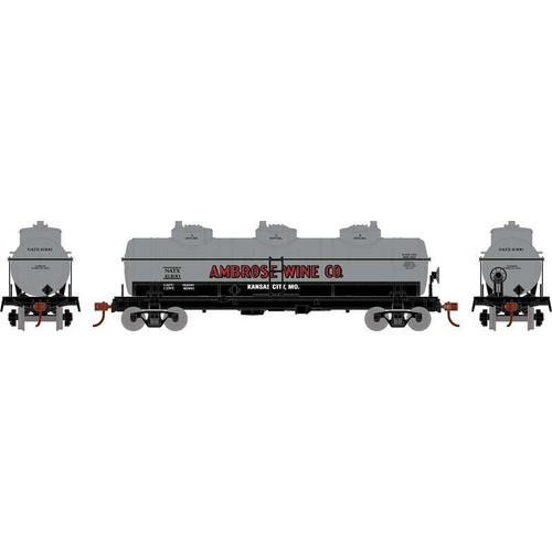 HO-Gauge - Ambrose Wine Co. Triple Dome Tank Car #6300