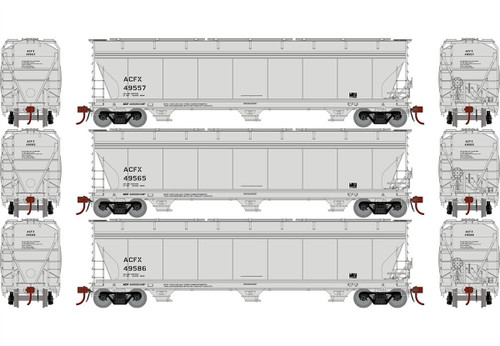 HO-Gauge - GE Rail Services 4600 Covered Hopper 3-Pack