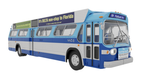 HO-Gauge - Rapido - MTA (Two-Tone Blue) Bus #8854 *Pre-Order*